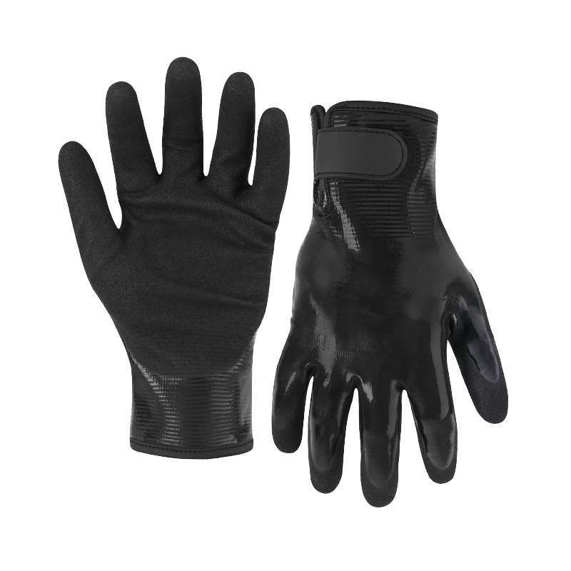 13G polyester shell G-Flex double coated gloves(fully/palm)