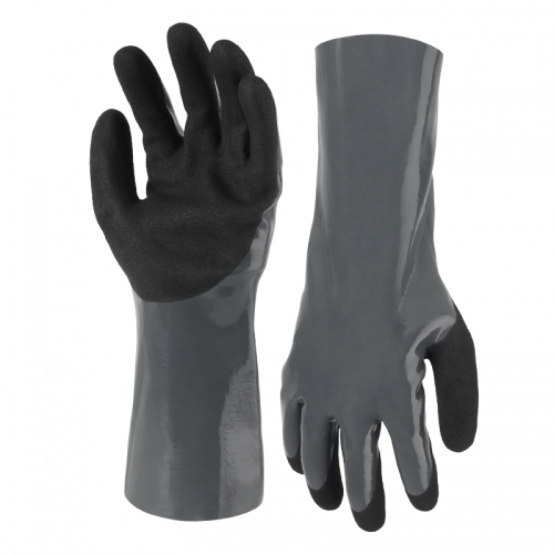Chemical resistant nitrile coated glove with cut protection - Glass and Steel Free