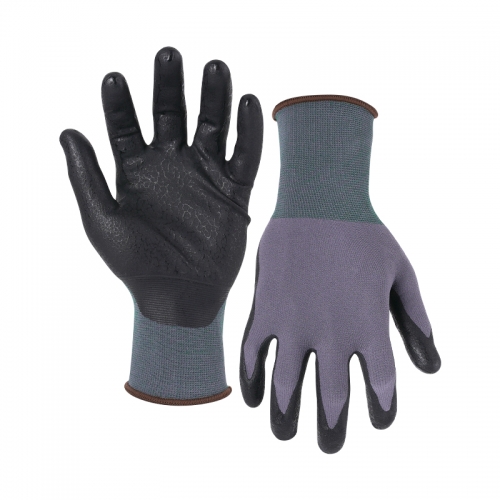 18G nylon/spandex shell UNIQFLEX palm coated gloves