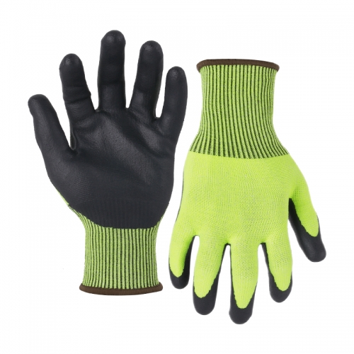 13G cut C/A3 DexiFoam palm coated gloves - Glass Fibre