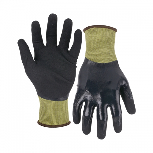 18G nylon/spandex shell G-Flex double coated gloves (fully/palm)