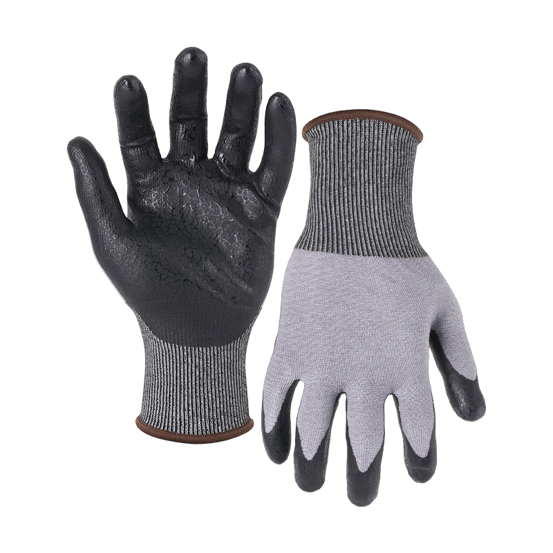 18G cut D/A4 UNIQFLEX palm coated gloves-Glass and Steel Free