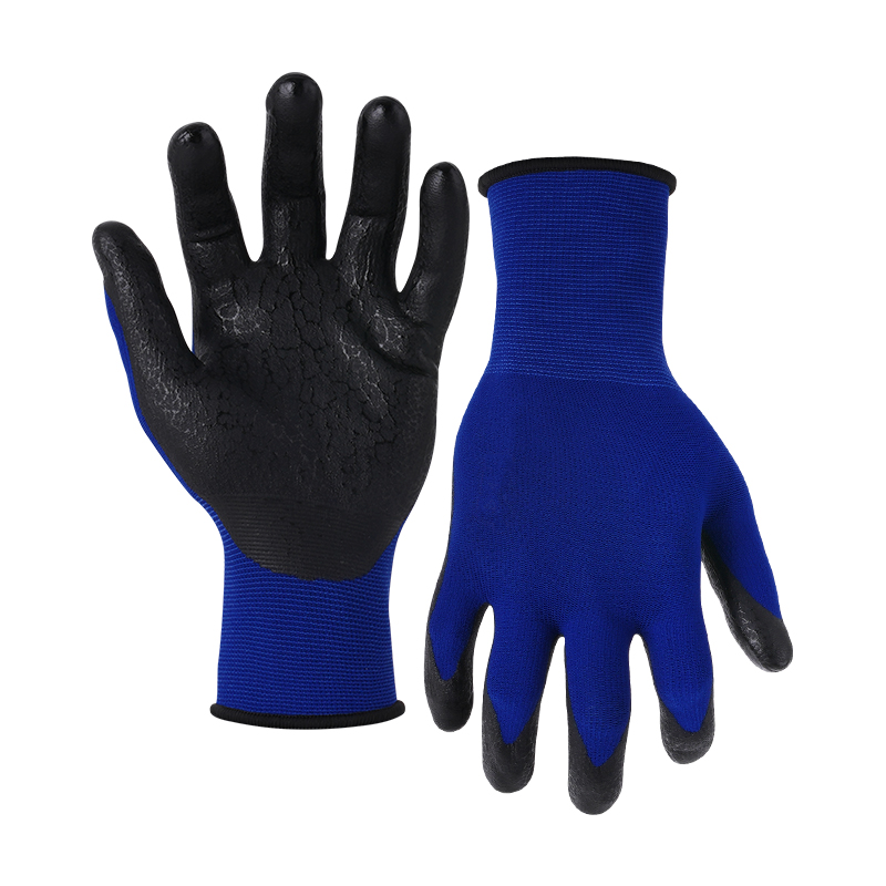 15G nylon/spandex shell UNIQFLEX palm coated gloves