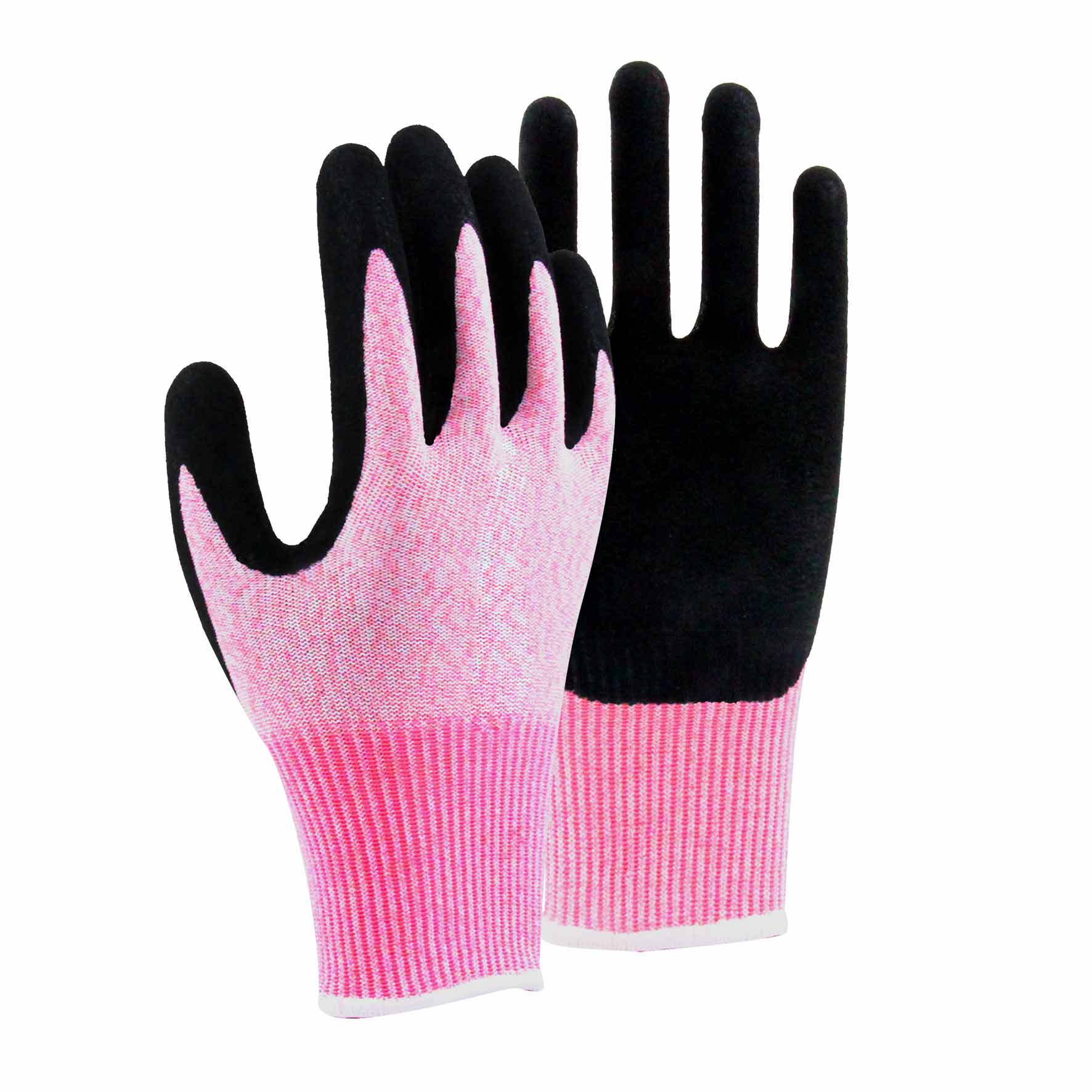 13G cut C/A3 latex sandy palm coated gloves-Glass and Steel Free