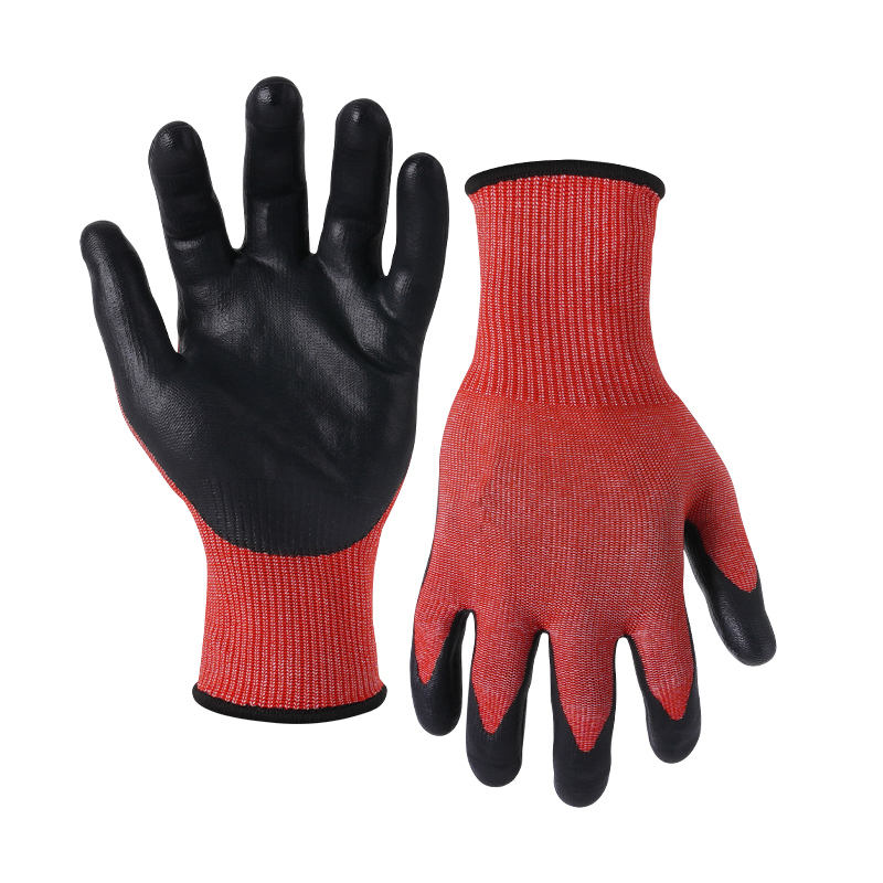15G cut D/A4 AQUTEK palm coated gloves-Glass and Steel Free
