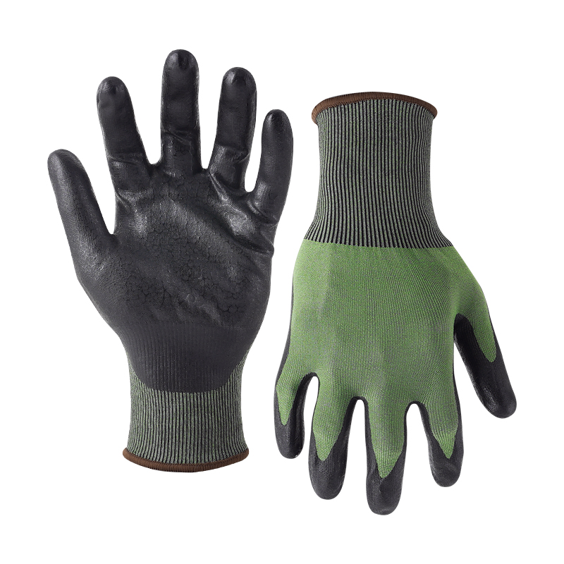 21G cut D/A4 UNIQFLEX palm coated gloves- Glass and Steel Free