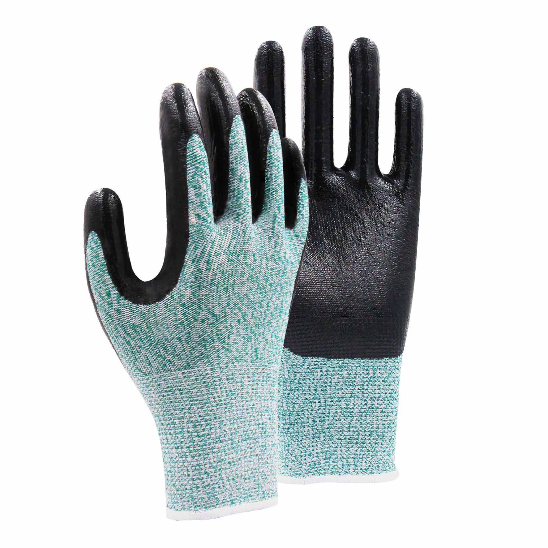 13G cut D/A4 nitrile smooth coated gloves-Glass Fibre