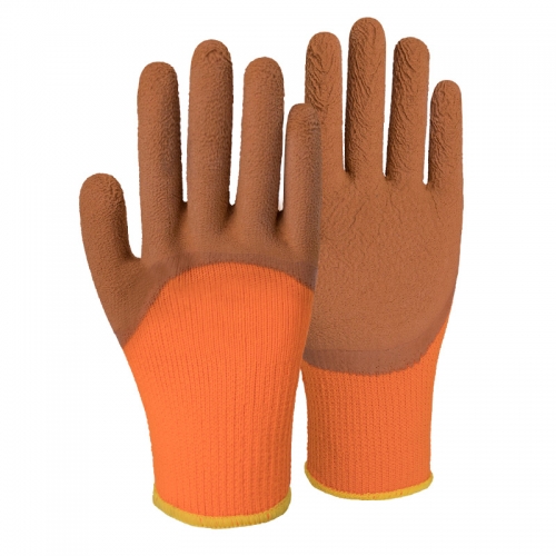 10G polyester napping shell with latex foam half caoted