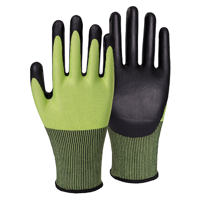 13G cut E/A5 DexiFoam palm coated gloves