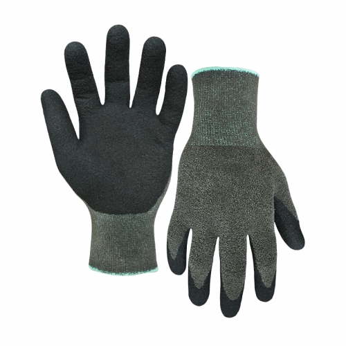 13G shell nitrile sandy palm coated gloves
