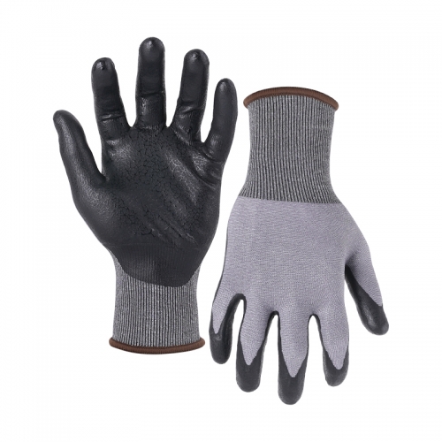 21G cut D/A4 UNIQFLEX palm coated gloves- Glass and Steel Free