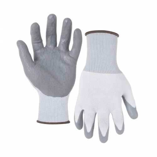 15G rPET/spandex shell UNIQFLEX palm coated gloves